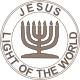 Logo: Jesus is the light of the world
